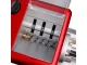 Elektrinė cigarečių kimšimo mašinėlė 126323, 8 mm, pilka/raudona