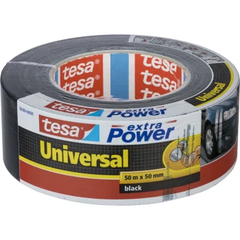 Audinio lipnioji juosta Tesa extra Power 50 m x 50 mm, juoda (56389)