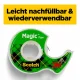 Lipnioji juosta 3M Scotch Magic su rankiniu dalytuvu, 19 mm x 7.5 m, matinė (8-1975D)