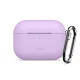 Tech-Protect Silicone Hook dėklas AirPods Pro su karabinu, violetinis
