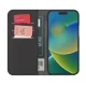 Puro Wallet Detachable MagSafe 2in1 dėklas iPhone 15 telefonui, juodas
