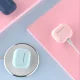Silikoninis dėklas ausinėms AirPods 2 / AirPods 1, baltas