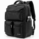 NORLÄNDER Twill Backpack 34 l laptop backpack, black