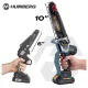 Akumuliatorinis grandininis pjūklas Humberg HM-437 (2x 2,0 Ah, 8\"/10\")