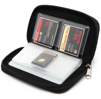 Memory Card Case Organizer TR14, Black