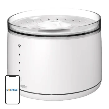 Smart Pet Water Fountain Dogness D07 1.8L UV Sterilization White