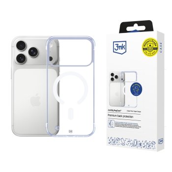3mk iPhone 17 Pro Max dėklas Just20g MagCase, skaidrus