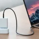 Ugreen US286 USB-C į USB-C laidas PD QC 3A 2m juodas