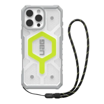 UAG Pathfinder Clear Magsafe Bundle Case with Lanyard for iPhone 16 Pro Max - Green