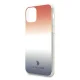 Apple iPhone 11 Pro Max 6.5\'\' US Polo Gradient Pattern Collection Case Cover (USHCN65TRDGRB), Blue / Red