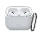 Ausinių dėklas Tech-Protect Silicone Hook skirtas AirPods Pro, pilkas