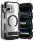 Dėklas Ringke UX Magnetic skirtas iPhone 18 Pro / 17 Pro su MagSafe ir stovu, skaidrus