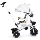 Ecotoys Kids Tricycle with Swivel Seat and Canopy, Floral Pattern