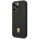 Ferrari Fehcp14lsibbk iPhone 14 Pro 6.1" Black/black Hardcase Silicone Metal Logo