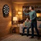Electronic Dartboard 38 cm with LCD Display and 6 Darts