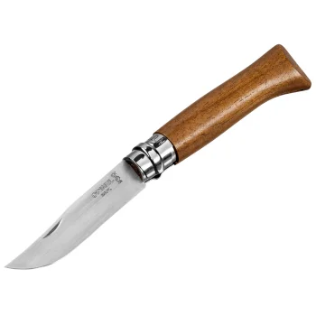Opinel No. 08 Pocket Knife Walnut Wood