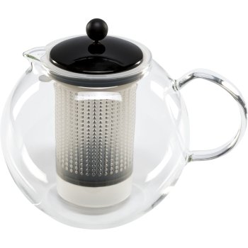 Bodum ASSAM arbatinukas su presu, 1.5 l, juodas