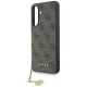 Guess HC PU 4G Charm dėklas skirtas Samsung Galaxy A56 5G, rudas