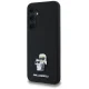 Karl Lagerfeld Silicone dėklas Samsung Galaxy A35, juodas
