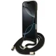 Guess 4G Big Logo Cord Strap Crossbody dėklas iPhone 17, juodas
