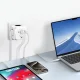 Tech-Protect PCL3x4 ilgintuvas, 3x AC, 2x USB-A, 2x USB-C, baltas