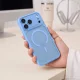 Tech-Protect MagPeak MagSafe CC dėklas iPhone 18 Pro Max / 17 Pro Max, šviesiai mėlynas matinis