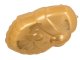 Silicone Baking Mold Santa Claus, Large, Gold