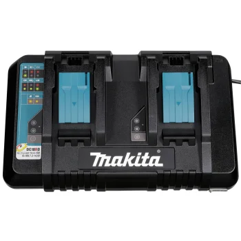 Akumuliatorių įkroviklis Makita DC18RD LXT 14.4V / 18V dviem akumuliatoriams