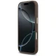 Guess 4G Big 4G Classic Logo dėklas iPhone 17 Pro Max telefonui, rudas