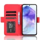 Samsung Galaxy A35 (SM-A356E/DS) knygutės tipo odinis dėklas, raudonas