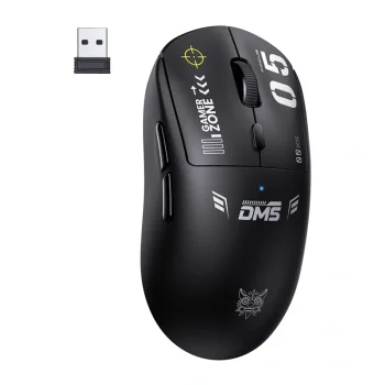 Onikuma DM05 RGB Wireless/Wired Gaming Mouse, Black