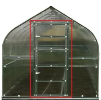 Additional Door with Window for Klasika Standard Greenhouse, 800x1960 mm, Without Coating