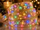 Šviečianti kalėdinė LED juosta 4 m, 40 LED, geltona