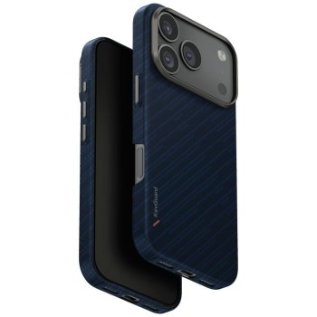 Uniq Keva EDGE Magclick dėklas, skirtas iPhone 17 Pro, mėlynas