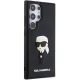 Karl Lagerfeld dėklas Samsung Galaxy S24 Ultra, 3D Rubber Ikonik, juodas