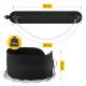 Svorio diržas su grandine 4FIZJO Dip Belt 80 cm, juodas
