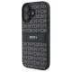 DKNY dėklas iPhone 16 telefonui Texture Pattern Tonal Stripe, juodas