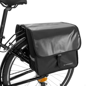 Wozinsky WBB34BK Double Bike Pannier for Trunk 28L, Black