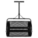 Komposto ir trąšų barstytuvas LUARO Garden Mesh Roller, juodas