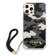Guess Camo Collection dėklas Apple iPhone 12 Pro Max, juodas