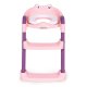ECOTOYS Potty Training Toilet Seat with Step Ladder for Kids, Pink