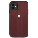 BMW dėklas iPhone 11 / XR, raudonas (Leather Curve Perforate)
