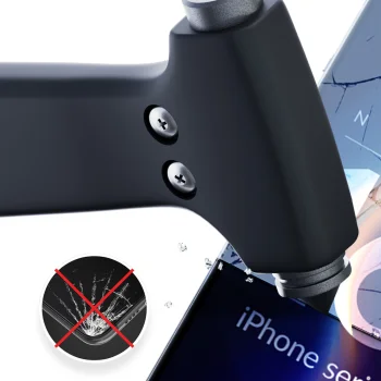 Hibridinis apsauginis stiklas 3mk FlexibleGlass v2.0 - Apple iPhone 16 Pro Max