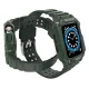 Apsauginis dėklas ir dirželis Apple Watch 38/40/41mm, Žalias