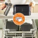 Karšto oro gruzdintuvė Tefal Easy Fry Crispy EY 7568, 10 l, 2700 W, juoda / sidabrinė