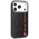Audi dėklas iPhone 17 Pro telefonui R8 Carbon Fiber MagSafe, juodas