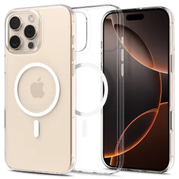 Spigen Thin Fit MagSafe dėklas iPhone 16 Pro Max - Clear/White