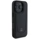 Mercedes iPhone 16 Pro dėklas Leather Urban, juodas
