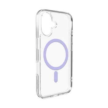 Puro Lite Mag dėklas, skirtas iPhone 17, skaidrus su rožiniu žiedu
