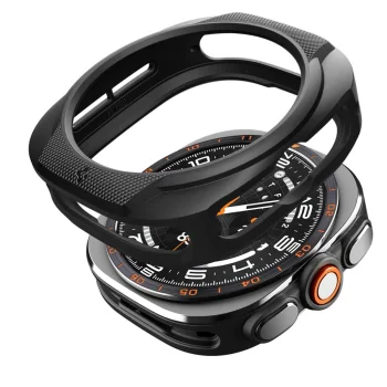 Laikrodžio dėklas Spigen Liquid Air, skirtas Samsung Galaxy Watch Ultra 47mm, Matte Black